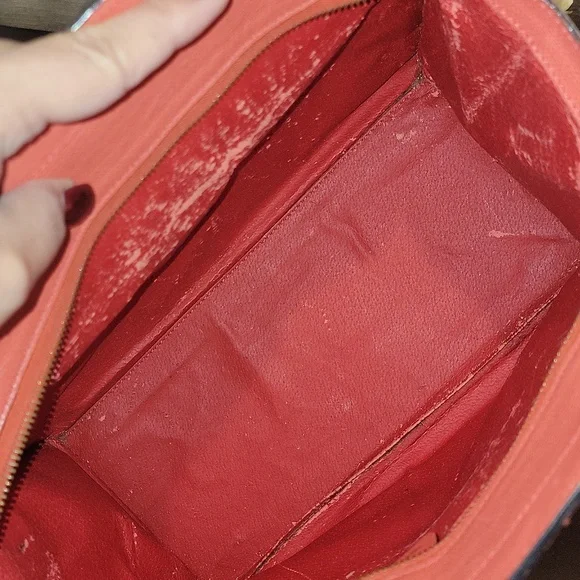 Pink Leather Handbag - Picture 9 of 12